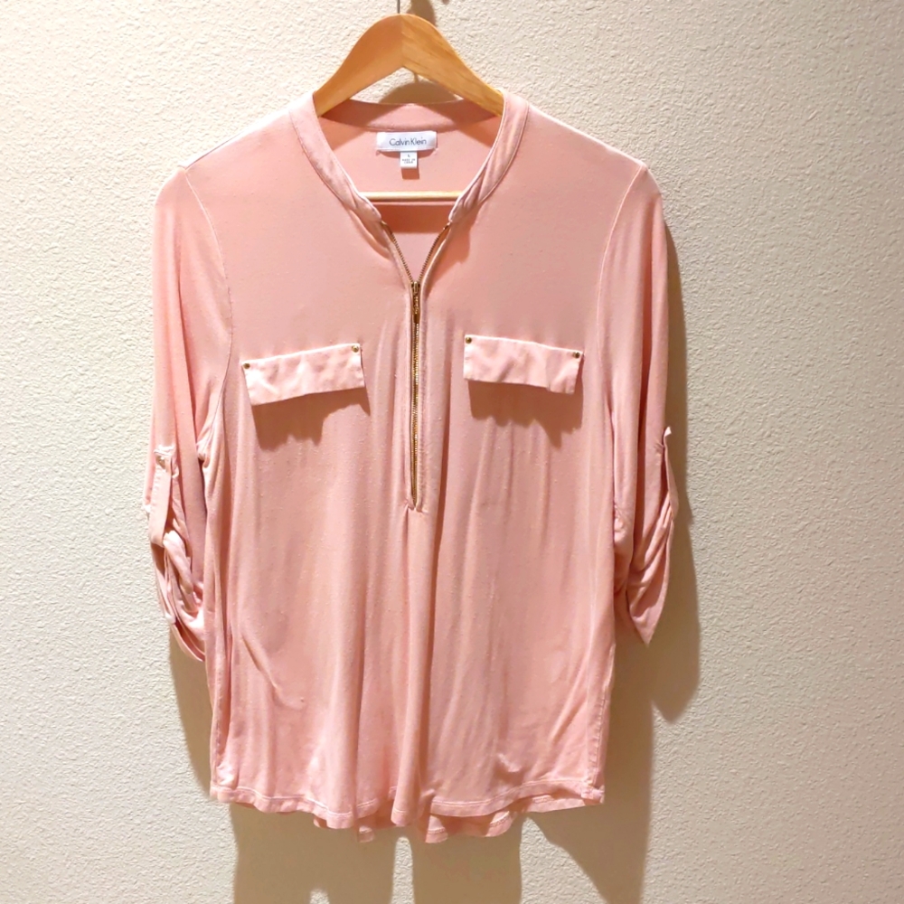 Calvin Klein Jersey Knit Blouse